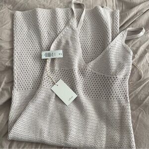 Aritzia Evie Midi Dress in Vin Gris